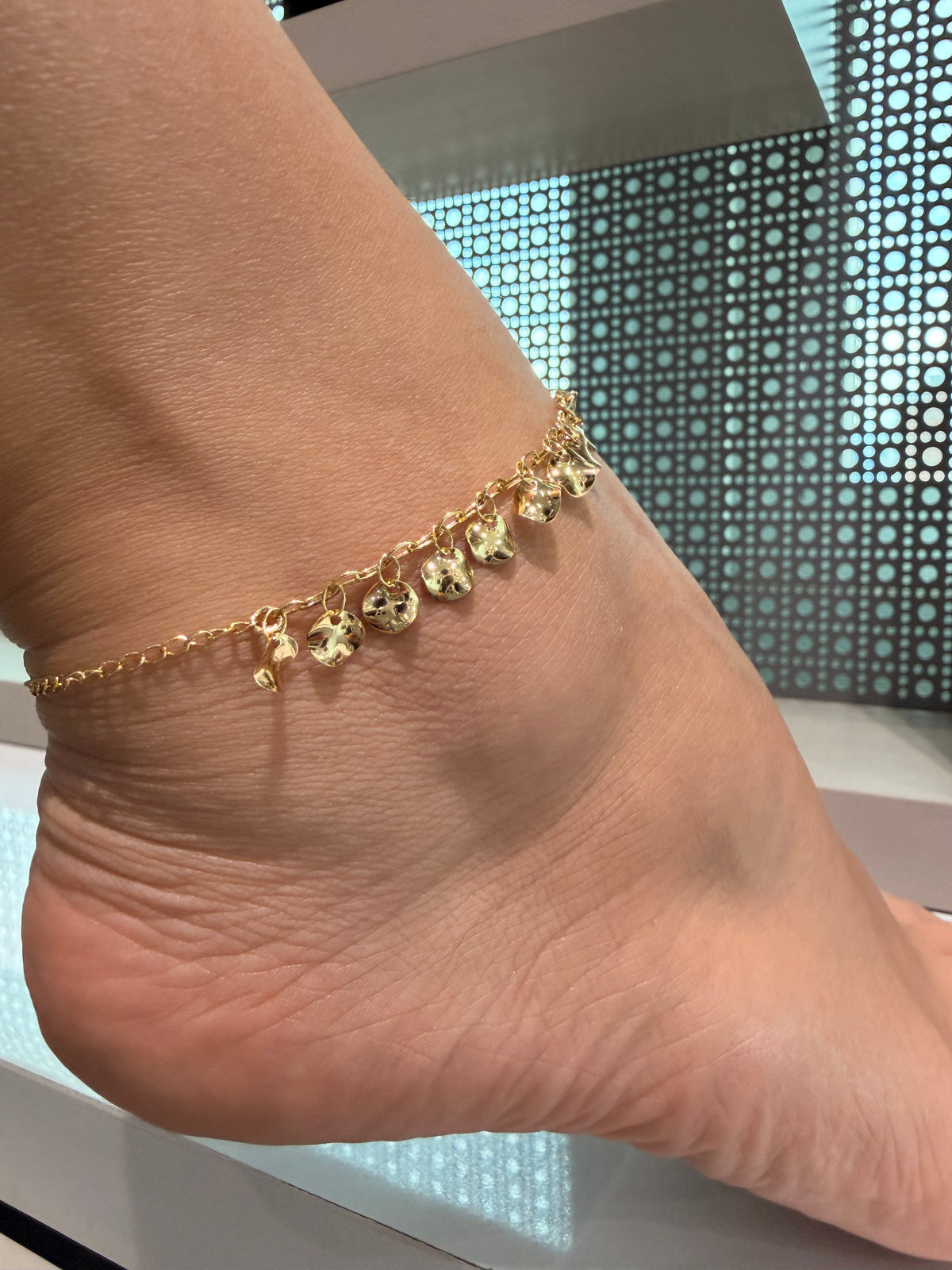 Tobillera Círculos Diamantados