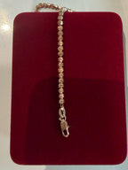 Pulsera Diamantada Rosada