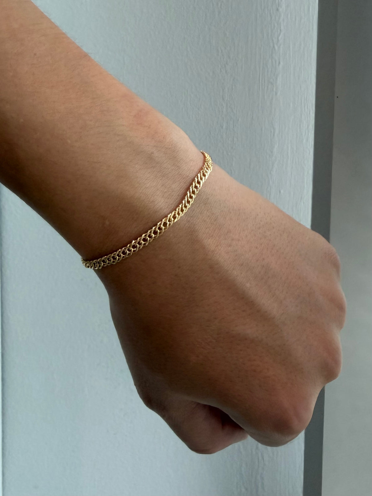 Pulsera Cubana Barbada 4mm