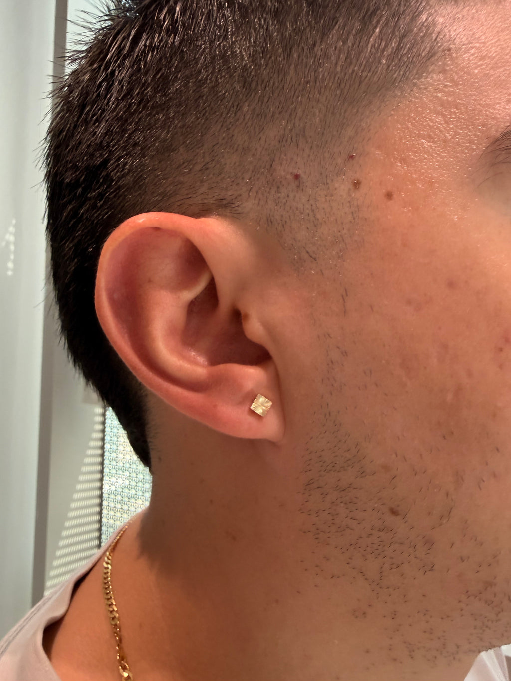Topos Sol Cuadrados 4mm unisex