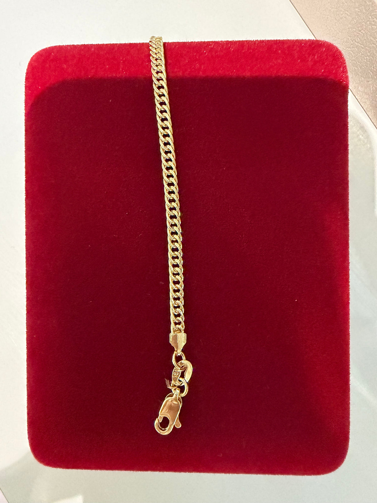 Pulsera Cubana Continua 3mm