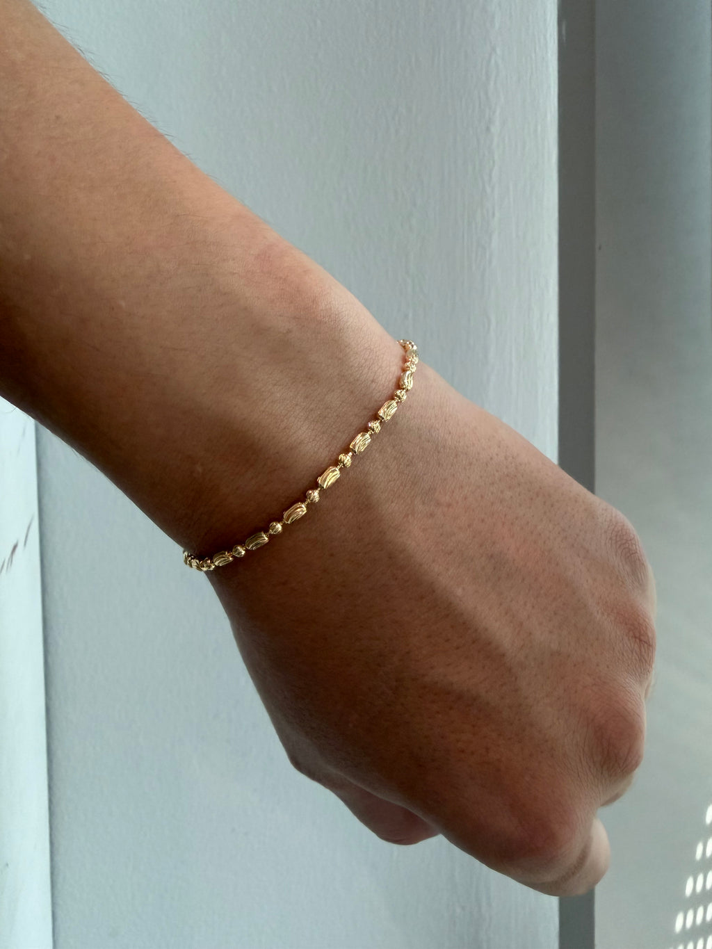 Pulsera Barriles Diamantada 3mm