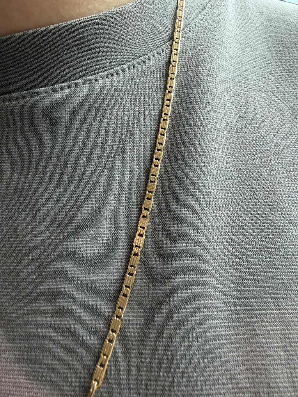 Cadena Escalera Diamantada 3mm x 60cm