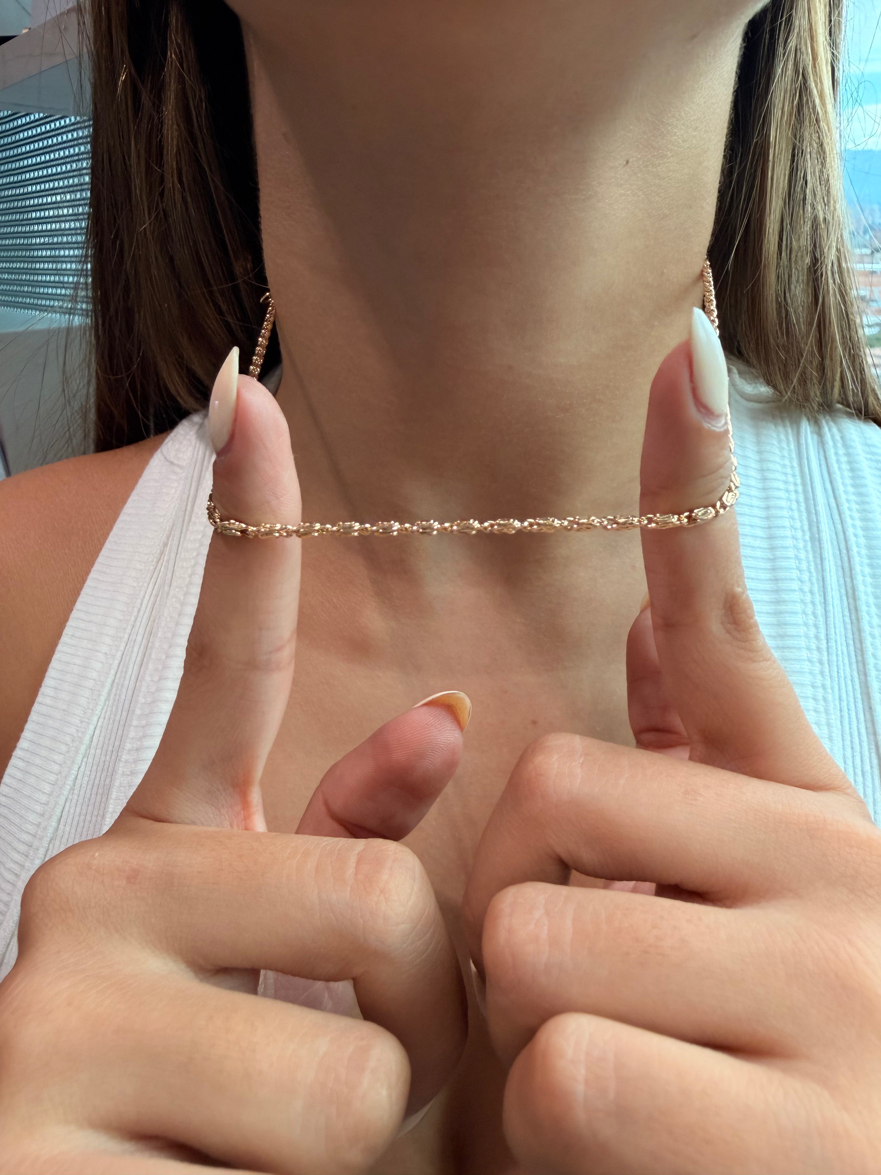 Cadena Tejido Arroz Soplado