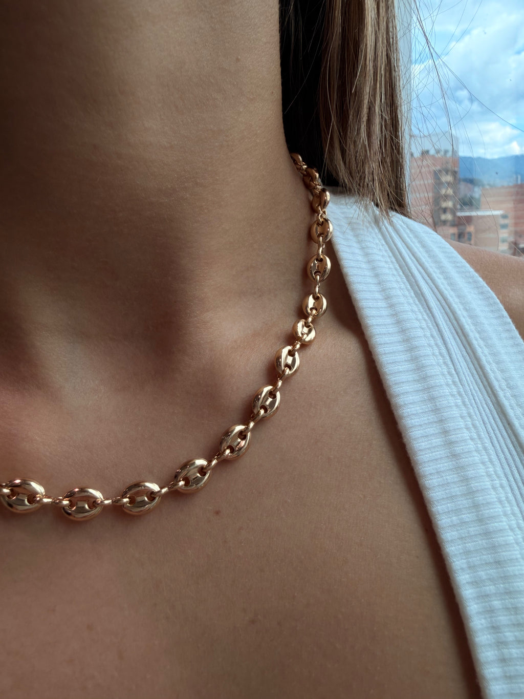 Cadena Gucci Soplada 6mm